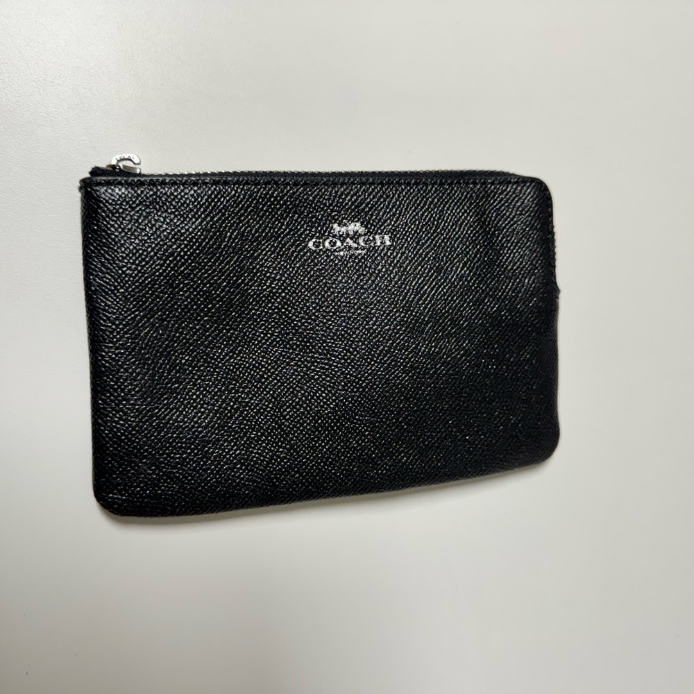 Coach Black Coin Wallet - Picture 2 of 9